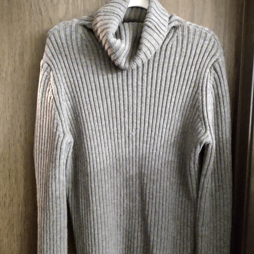 Zara Turtleneck Sweater in Gray - Picture 1 of 2